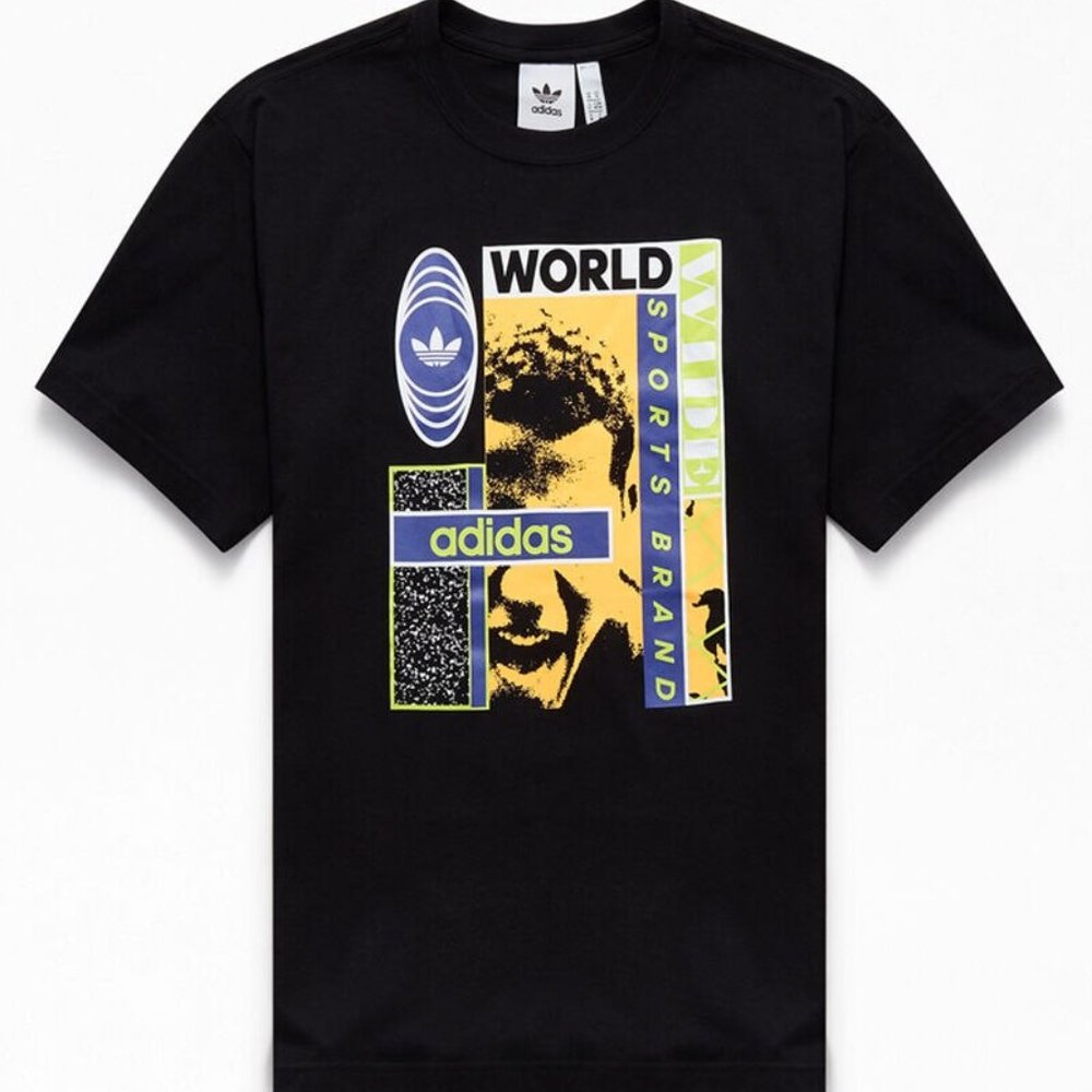 Adidas World Sports T-Shirt Medium Graphic shirt